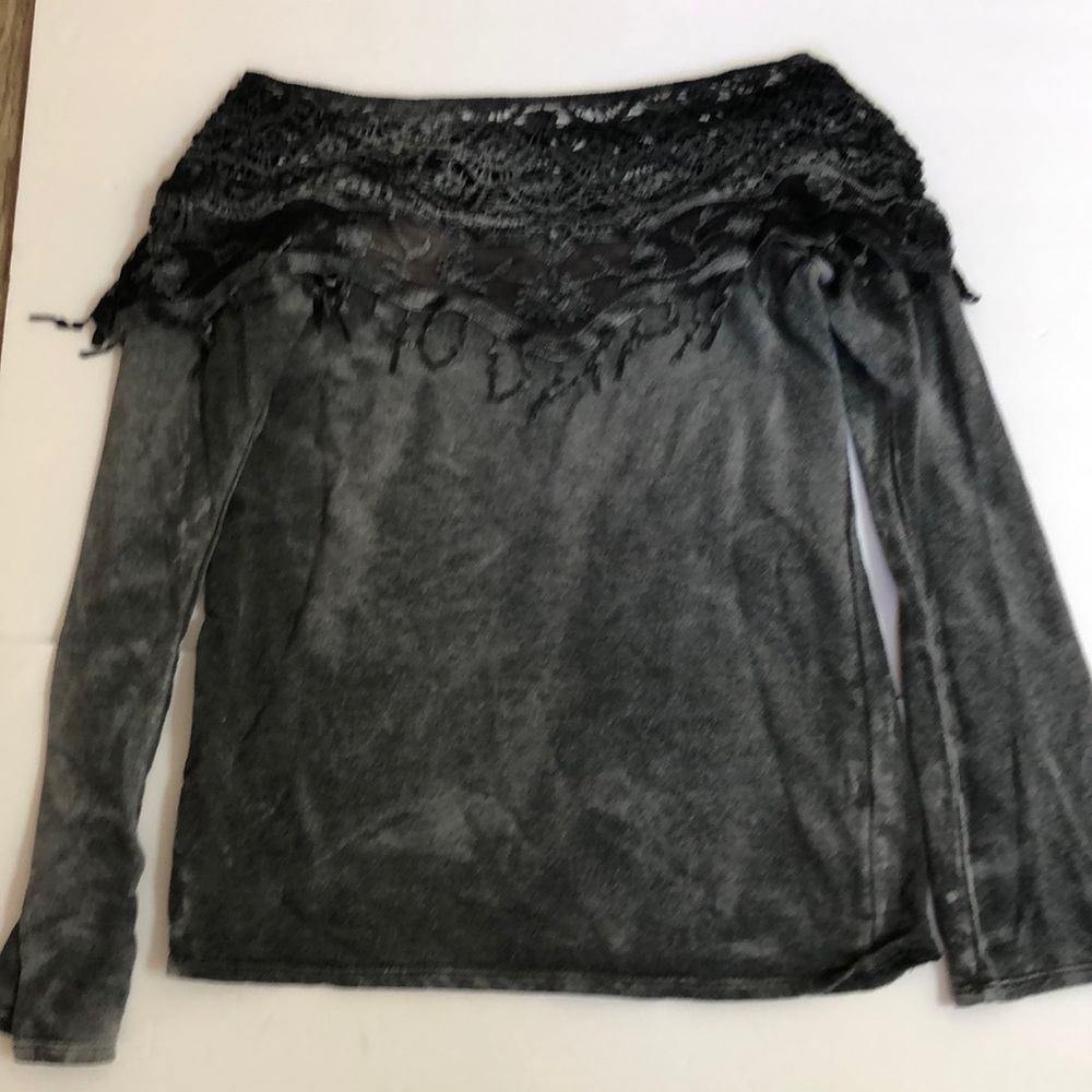 Soft sweatshirt material top